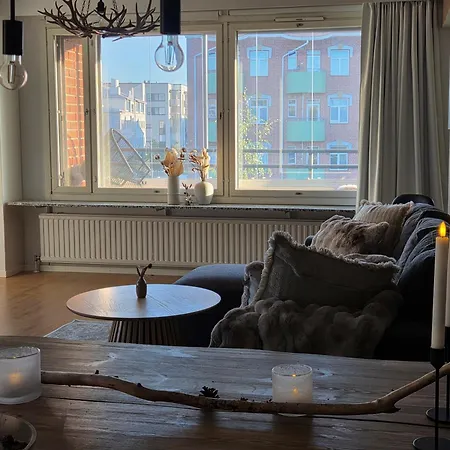 2Ndhomes Genuine Lapland Style 3Br City Center Penthouse With Terrace Rovaniemi
