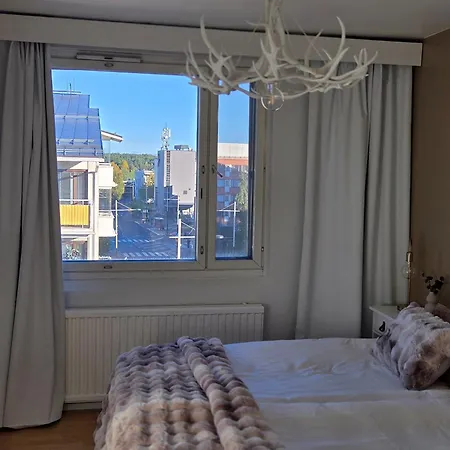 2Ndhomes Genuine Lapland Style 3Br City Center Penthouse With Terrace * Rovaniemi